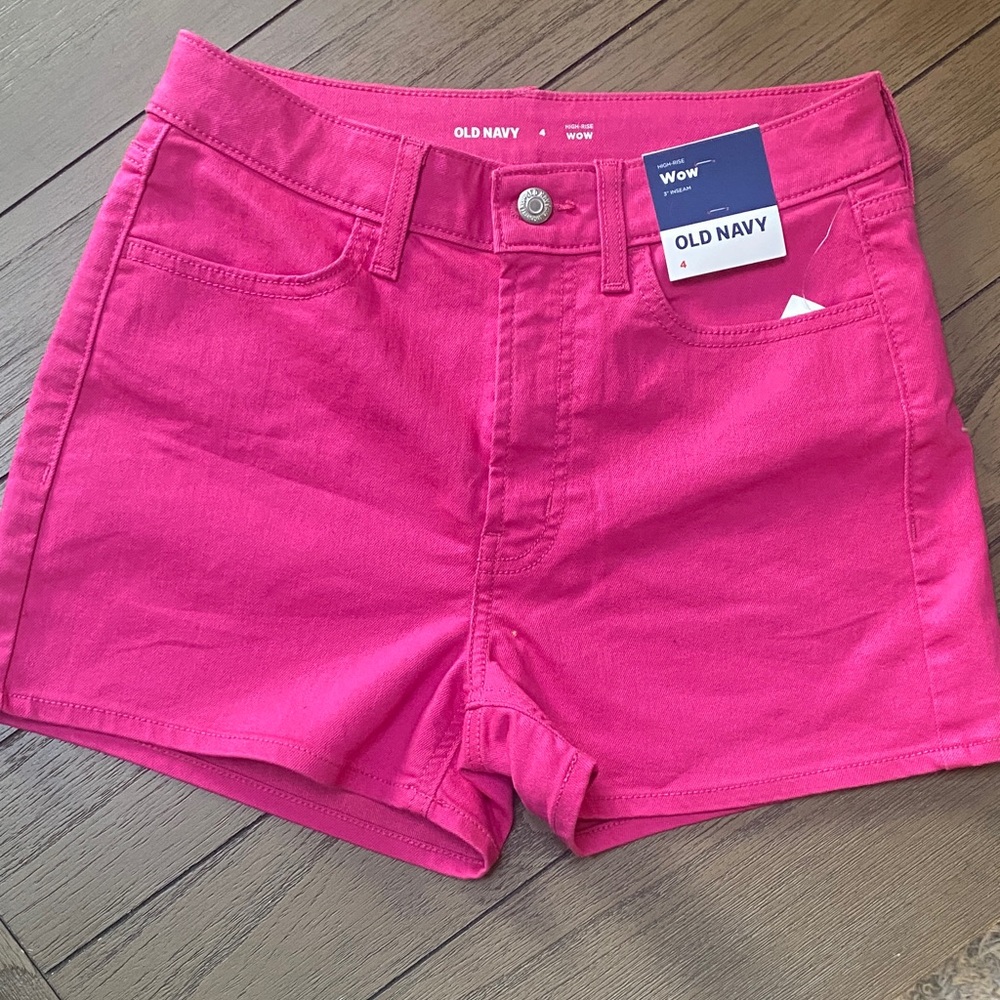 Old Navy Women's Hot Pink Jean Shorts